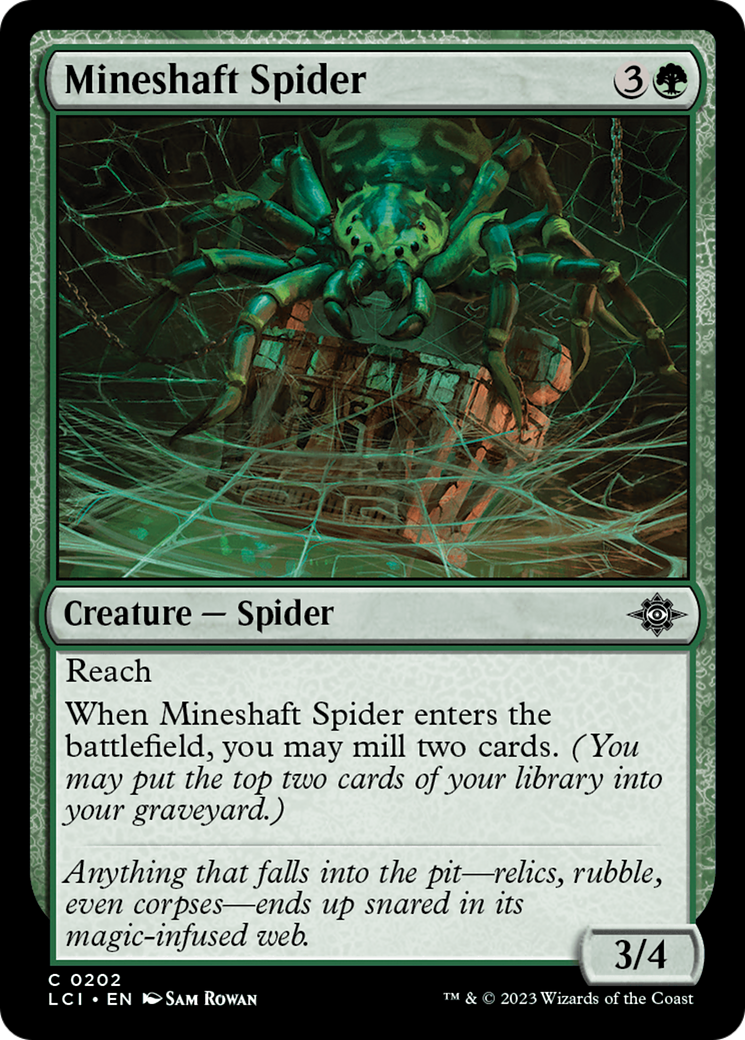 Mineshaft Spider [The Lost Caverns of Ixalan] | The Clever Kobold