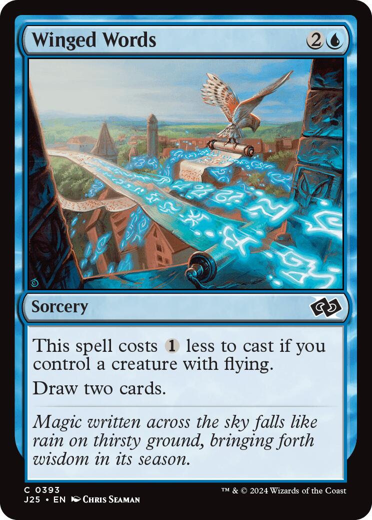 Winged Words [J25 - 393]