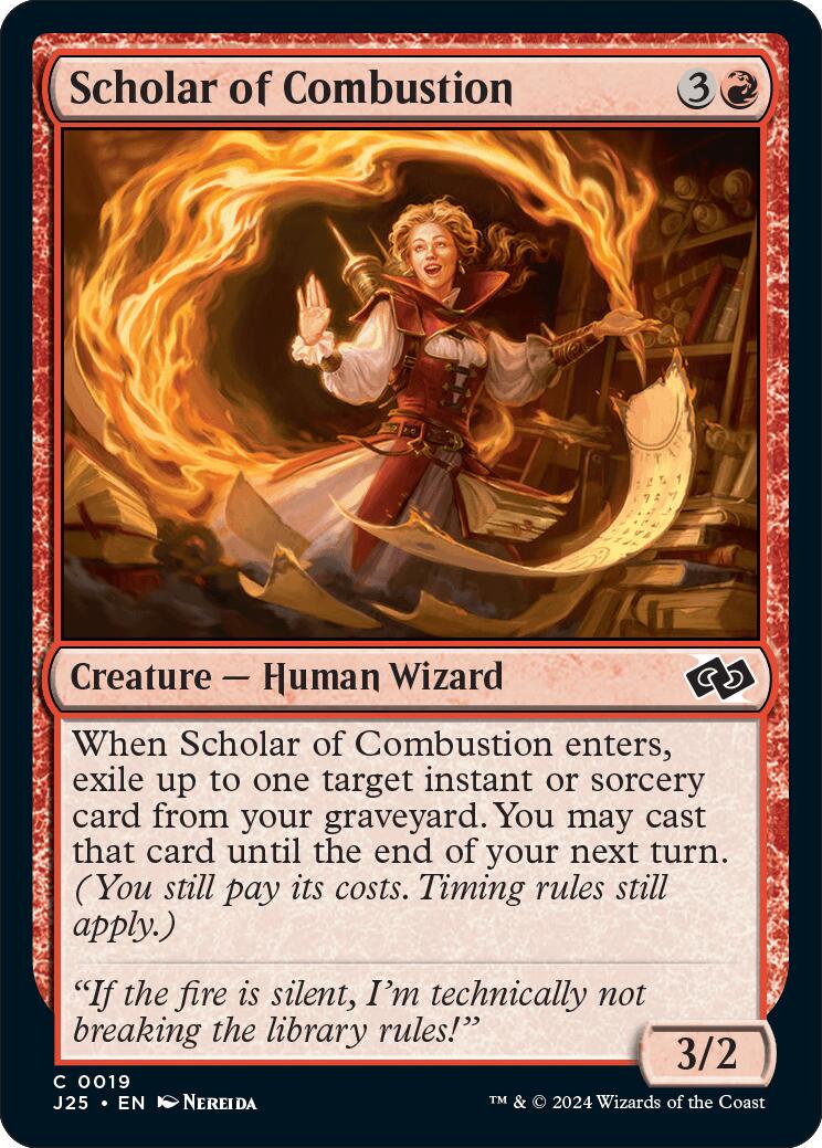 Scholar of Combustion [J25 - 19]