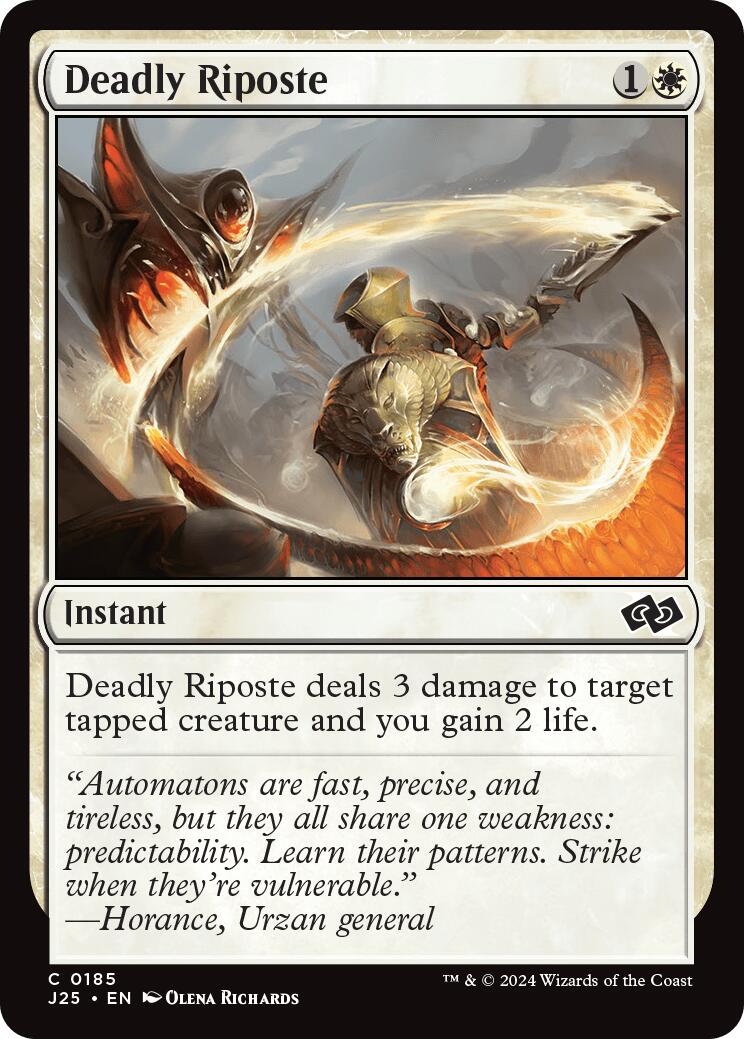 Deadly Riposte [J25 - 185]