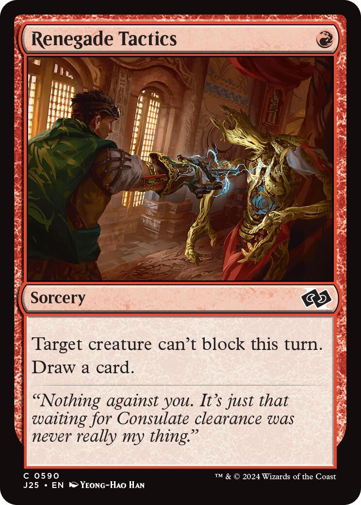 Renegade Tactics [J25 - 590]