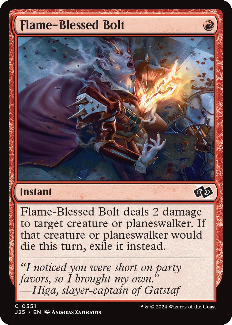 Flame-Blessed Bolt [J25 - 551]