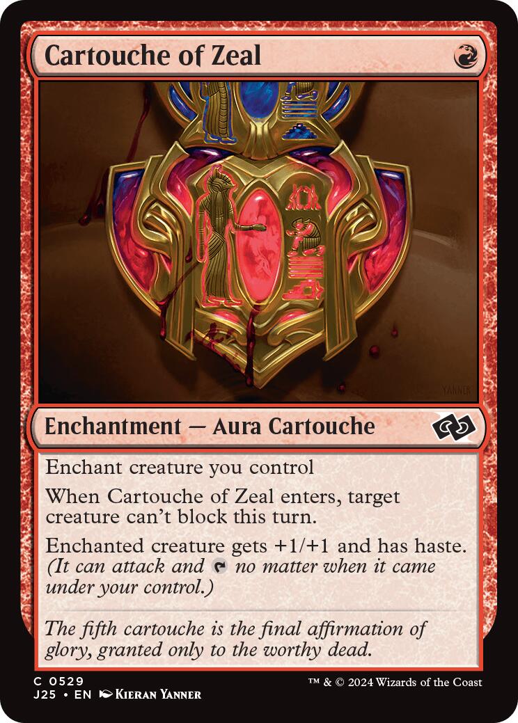 Cartouche of Zeal [J25 - 529]