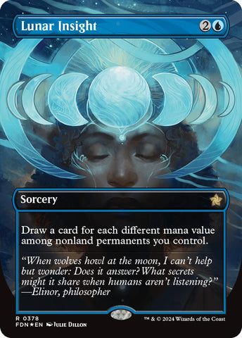 Lunar Insight (Borderless) (Mana Foil)