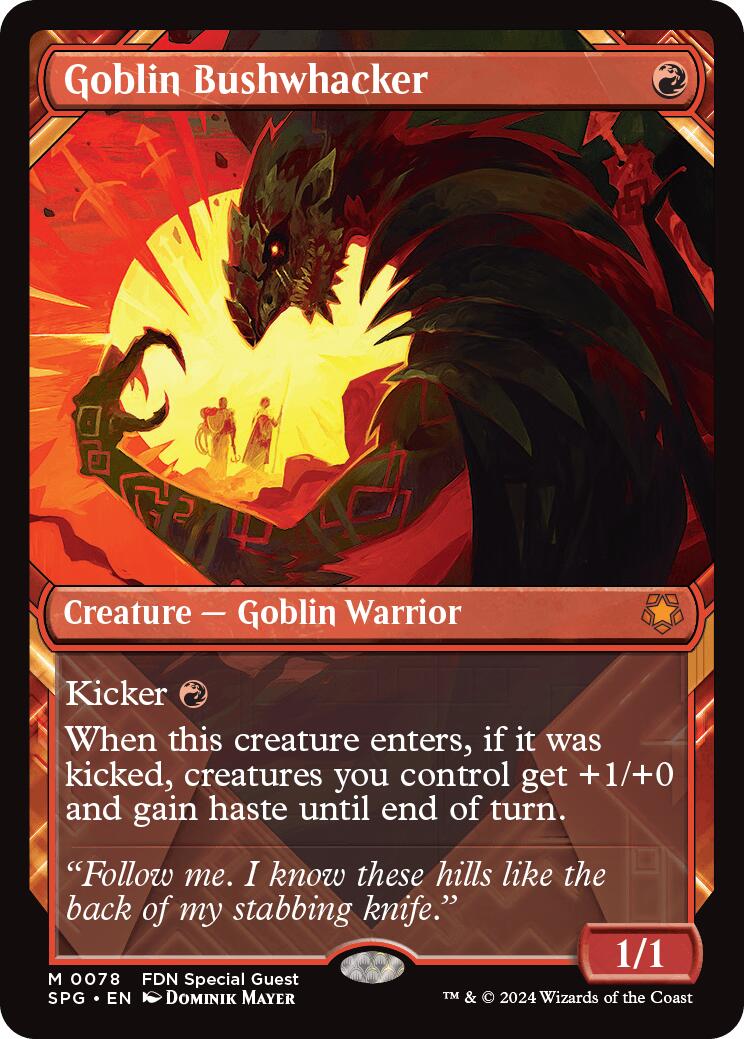 Goblin Bushwhacker (Showcase) [SPG - 78]