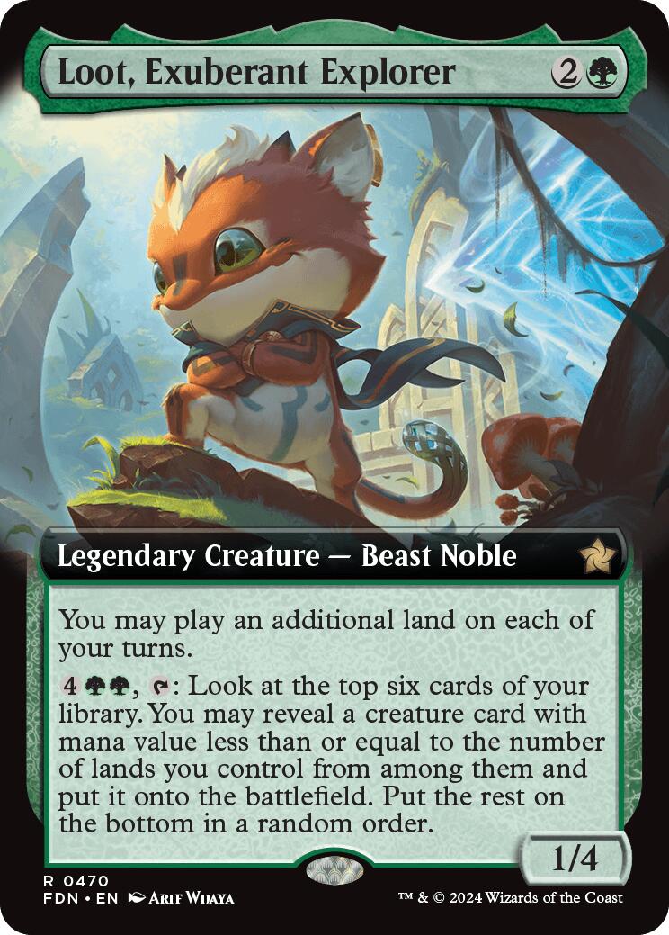 Loot, Exuberant Explorer (Extended Art) [FDN - 470]