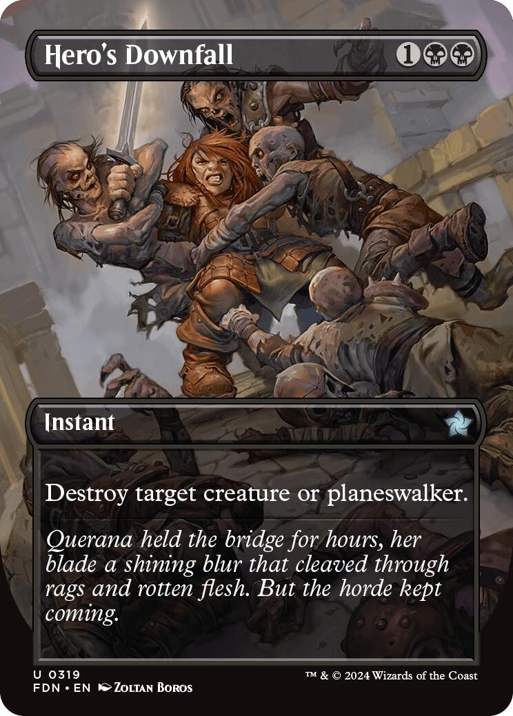 Hero's Downfall (Borderless)