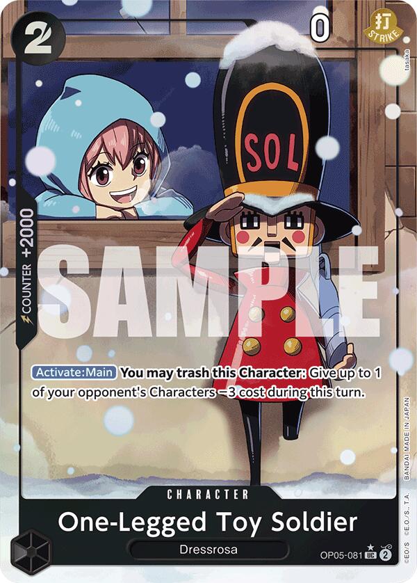 One-Legged Toy Soldier (Alternate Art) [PRB-01 - OP05-081]