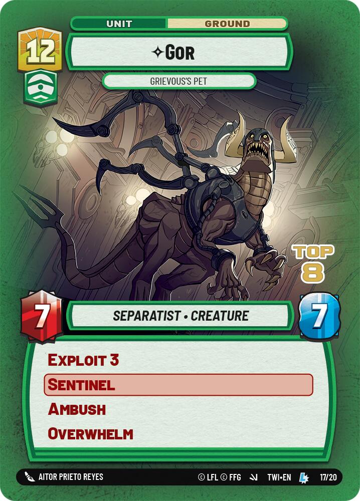 Gor - Grievous's Pet (Top 8) [OPP - 17/20]