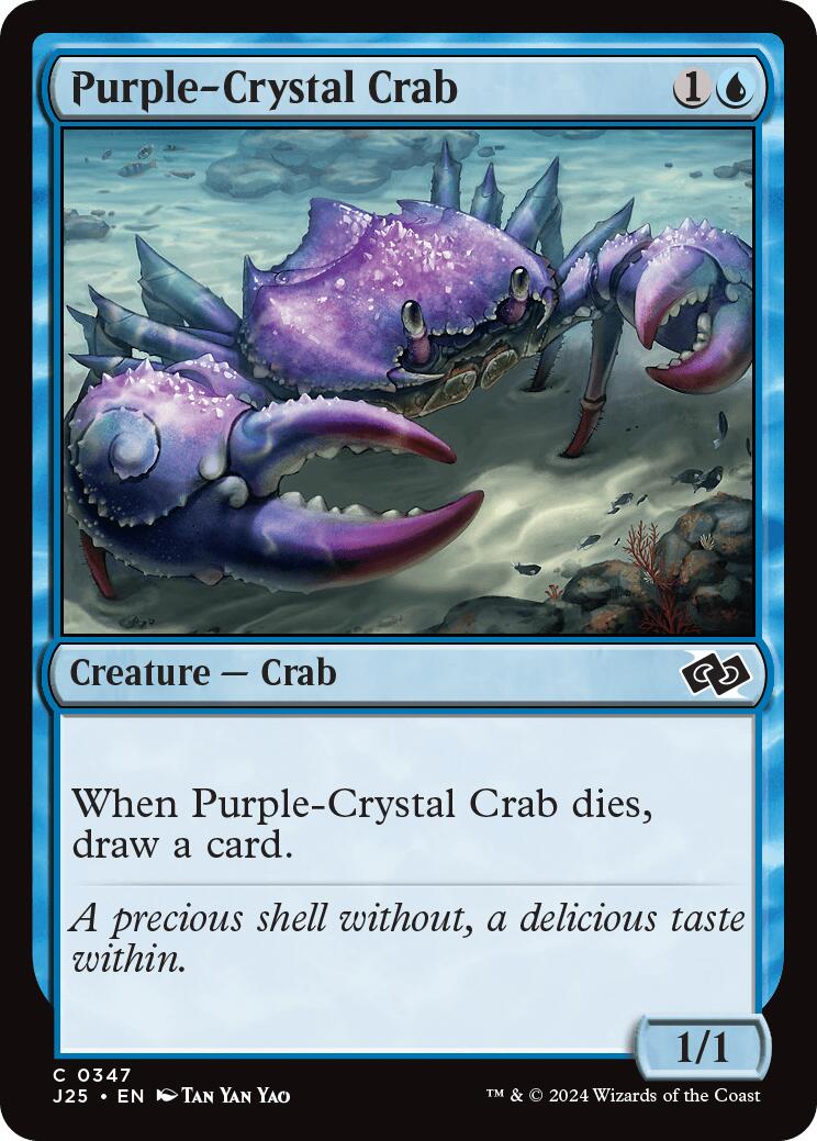 Purple-Crystal Crab [J25 - 347]
