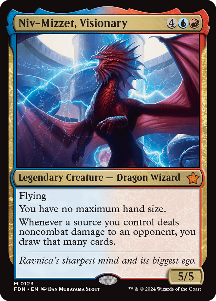 Niv-Mizzet, Visionary [Foundations] | The Clever Kobold