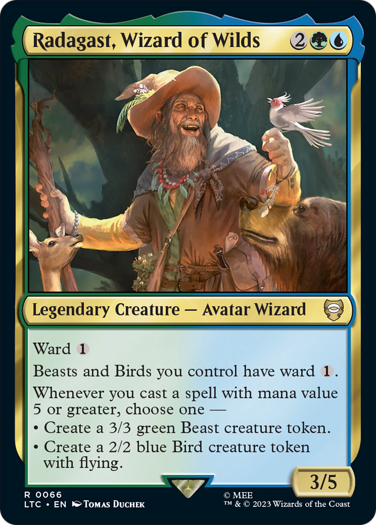 Radagast, Wizard of Wilds [The Lord of the Rings: Tales of Middle-Earth Commander] | The Clever Kobold