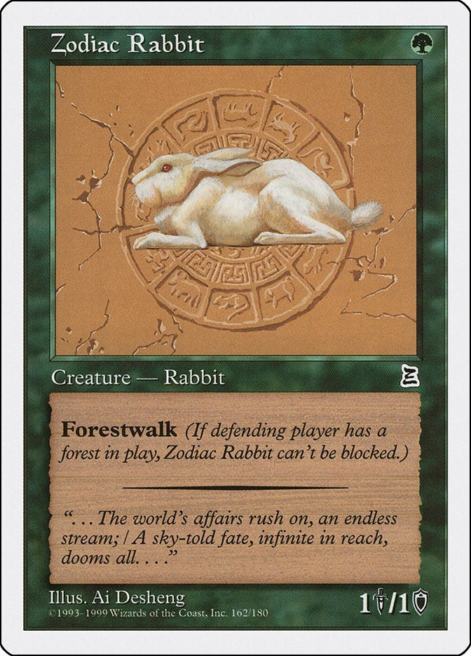 Zodiac Rabbit [PTK - 162]