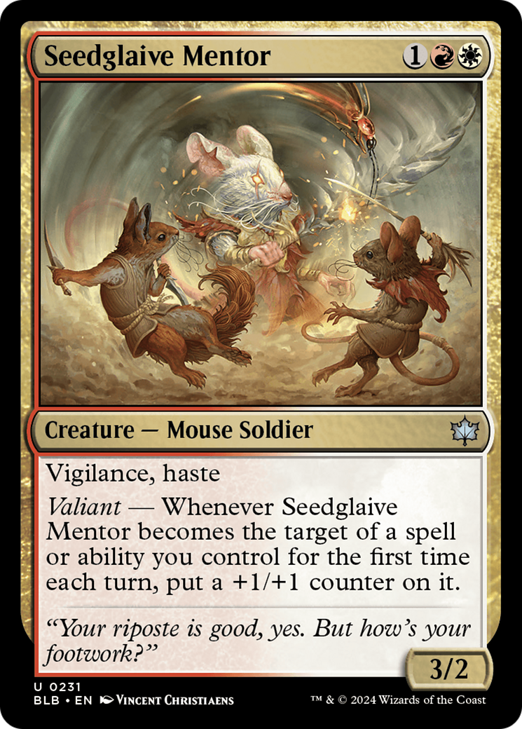 Seedglaive Mentor [Bloomburrow] | The Clever Kobold