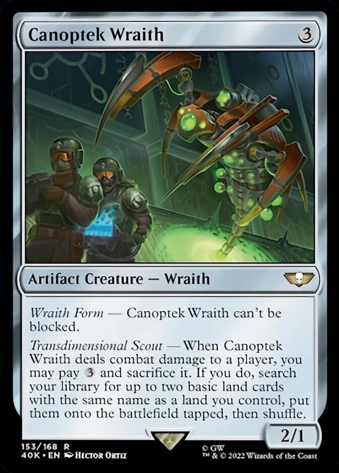 Canoptek Wraith (Surge Foil) [Warhammer 40,000] | The Clever Kobold