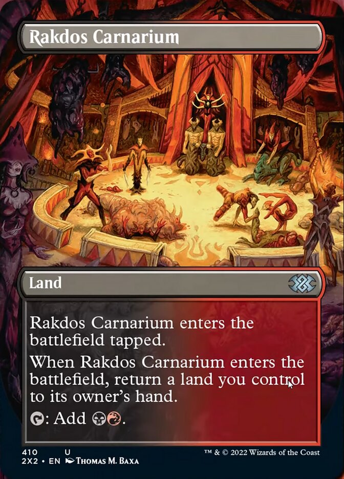 Rakdos Carnarium (Borderless Alternate Art) [Double Masters 2022] | The Clever Kobold