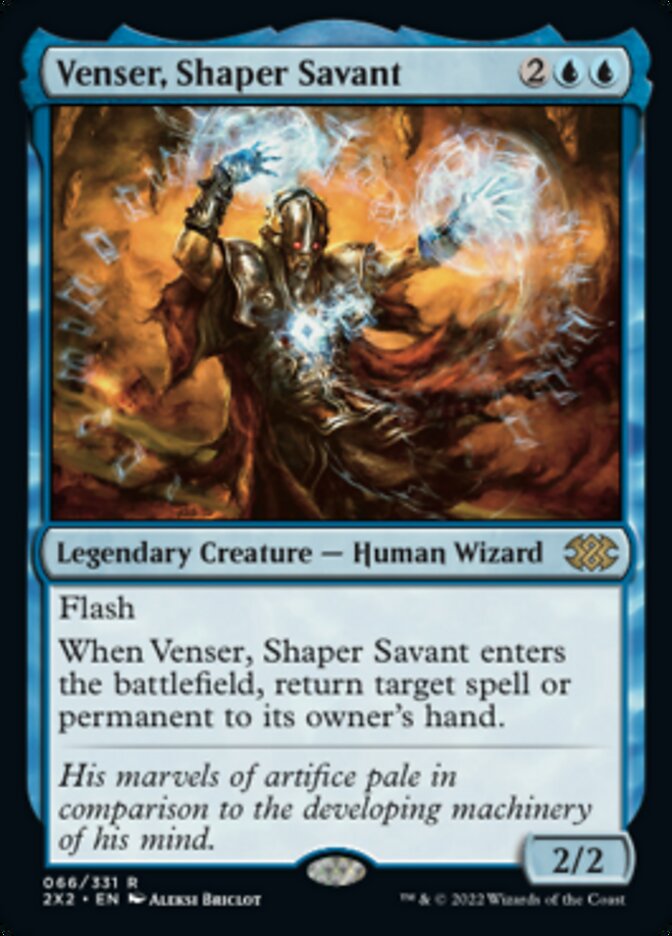 Venser, Shaper Savant [Double Masters 2022] | The Clever Kobold