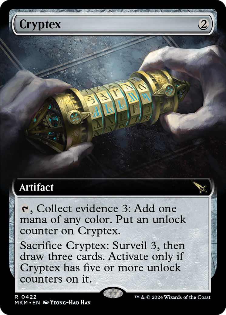 Cryptex (Extended Art) [Murders at Karlov Manor] | The Clever Kobold