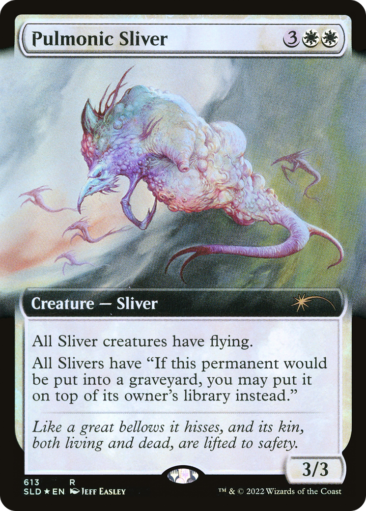 Pulmonic Sliver (Extended Art) [Secret Lair Drop Promos] | The Clever Kobold