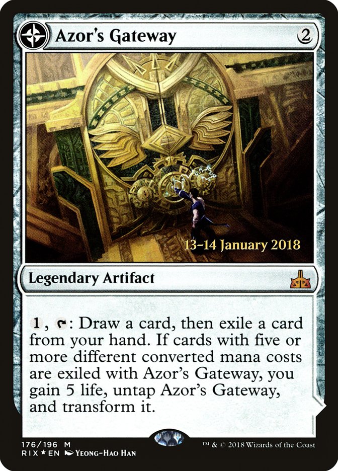 Azor's Gateway // Sanctum of the Sun [Rivals of Ixalan Prerelease Promos] | The Clever Kobold