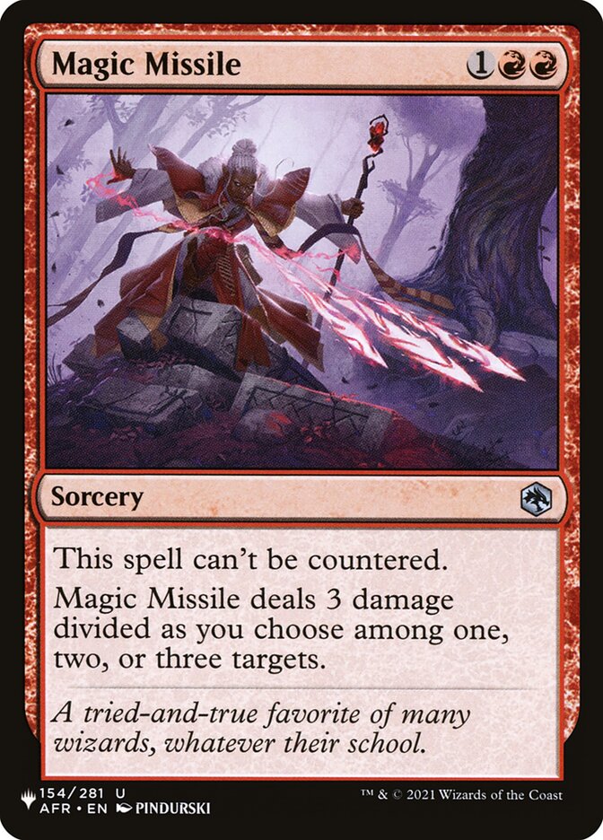 Magic Missile [The List] | The Clever Kobold