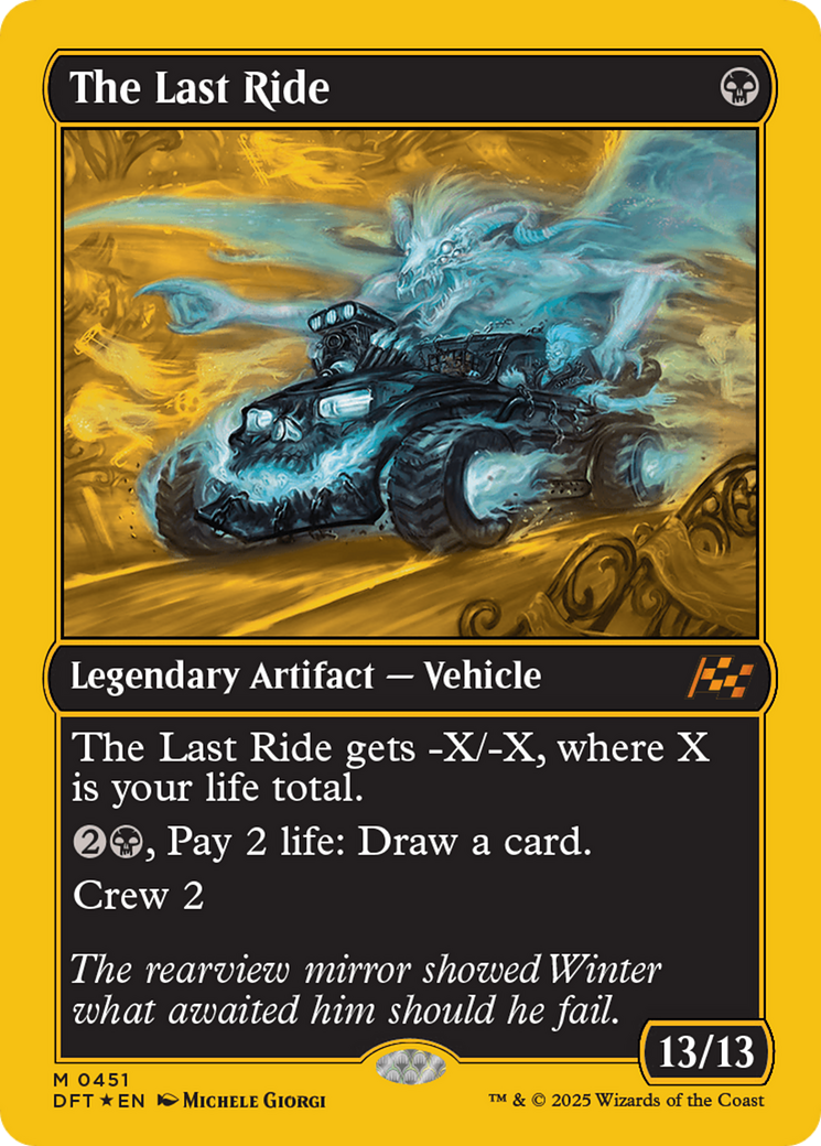 The Last Ride (First-Place Foil) [Aetherdrift] | The Clever Kobold