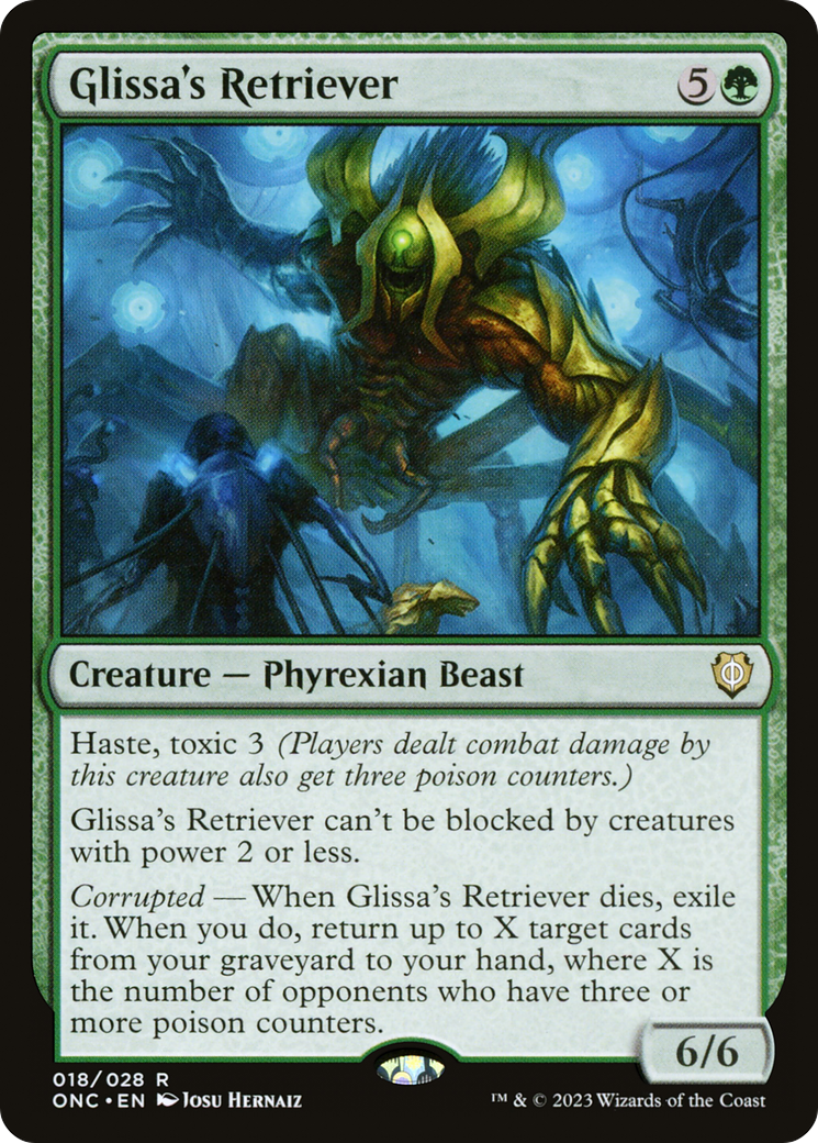 Glissa's Retriever [Phyrexia: All Will Be One Commander] | The Clever Kobold