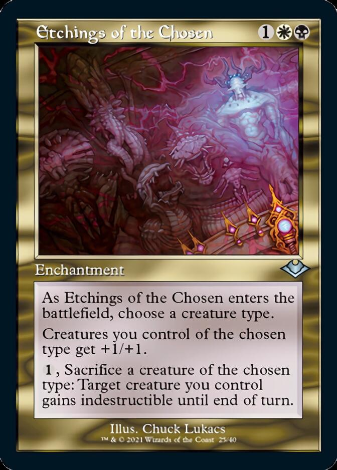 Etchings of the Chosen (Retro Foil Etched) [Modern Horizons] | The Clever Kobold