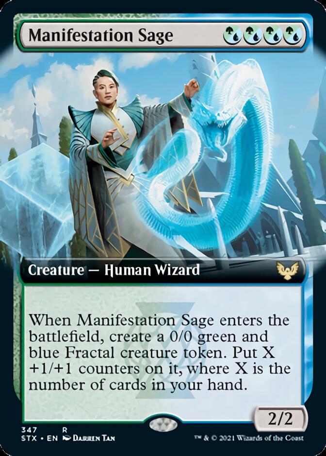 Manifestation Sage (Extended Art) [Strixhaven: School of Mages] | The Clever Kobold