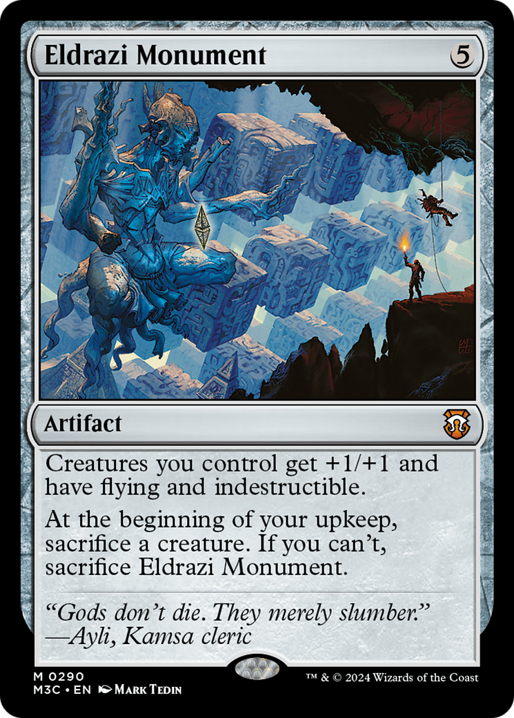 Eldrazi Monument (Ripple Foil) [Modern Horizons 3 Commander] | The Clever Kobold