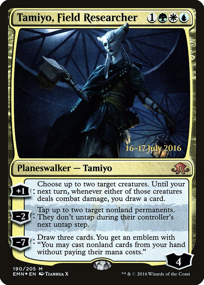 Tamiyo, Field Researcher [Eldritch Moon Prerelease Promos] | The Clever Kobold