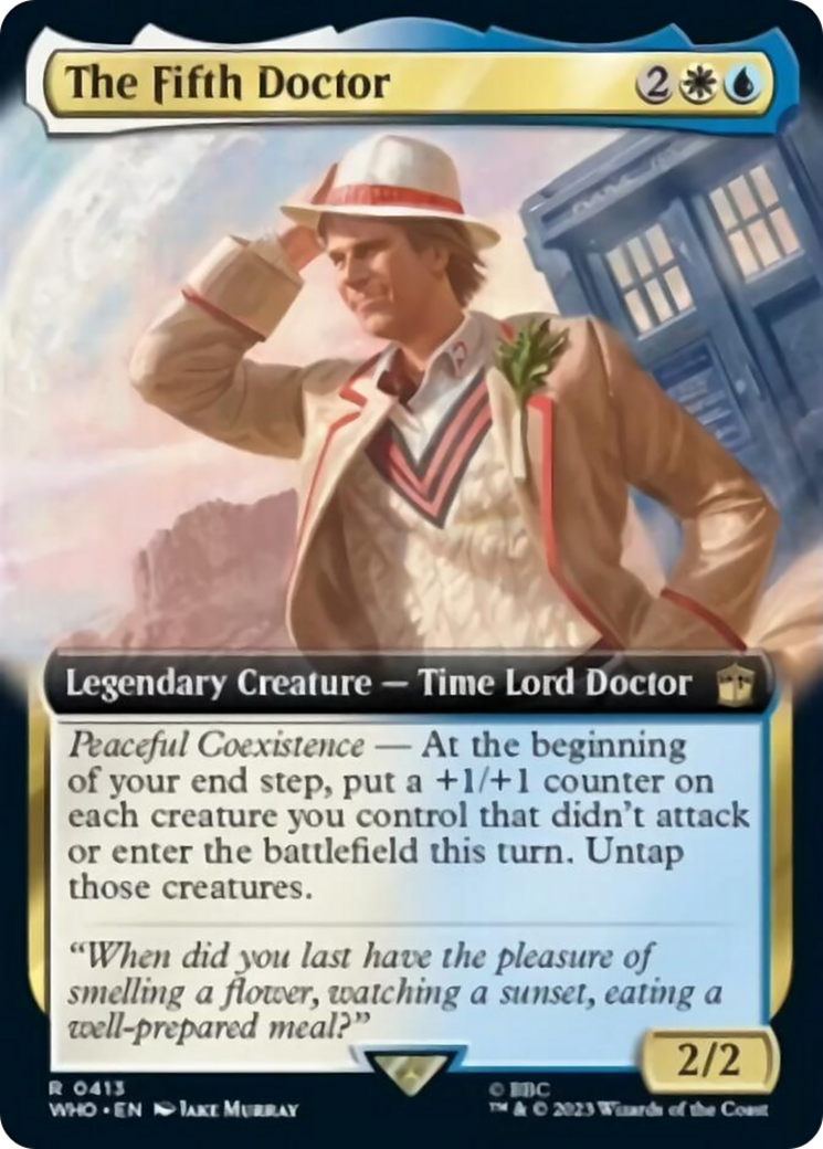 The Fifth Doctor (Extended Art) [Doctor Who] | The Clever Kobold