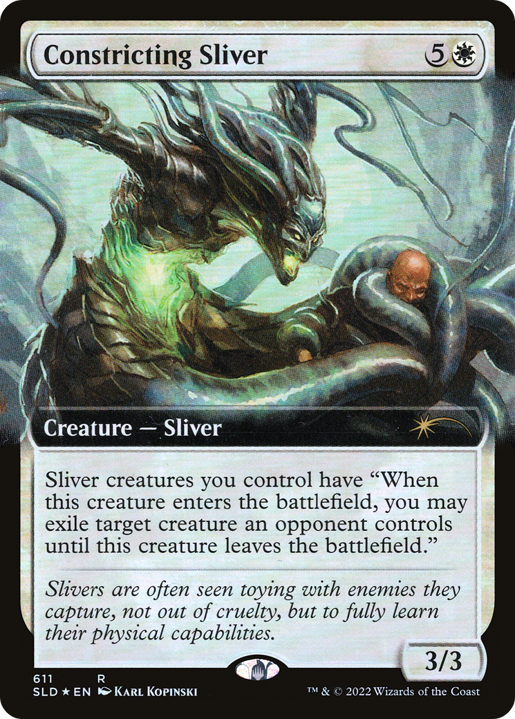 Constricting Sliver (Extended Art) [Secret Lair Drop Promos] | The Clever Kobold