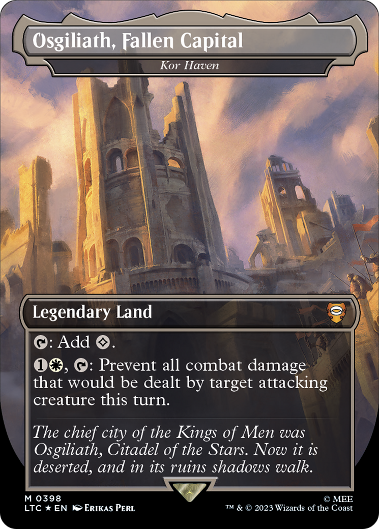 Osgiliath, Fallen Capital - Kor Haven (Surge Foil Realms and Relics) [The Lord of the Rings: Tales of Middle-Earth Commander] | The Clever Kobold