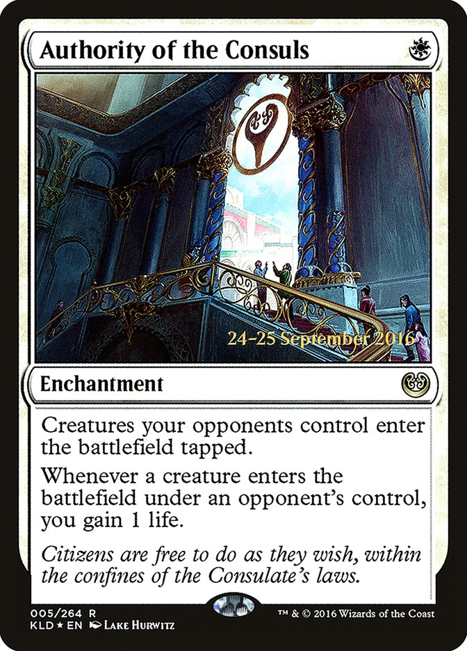 Authority of the Consuls [Kaladesh Prerelease Promos] | The Clever Kobold