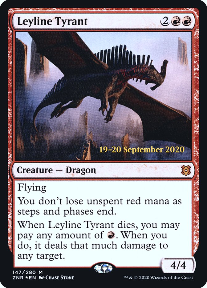 Leyline Tyrant [Zendikar Rising Prerelease Promos] | The Clever Kobold