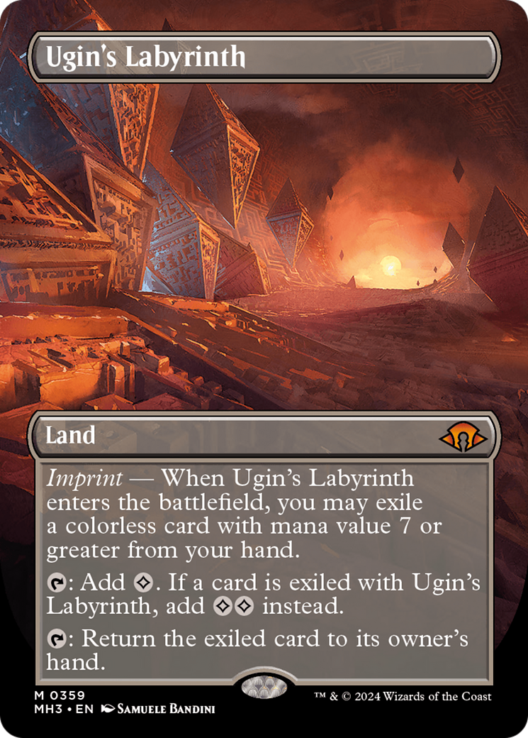 Ugin's Labyrinth (Borderless) [Modern Horizons 3] | The Clever Kobold