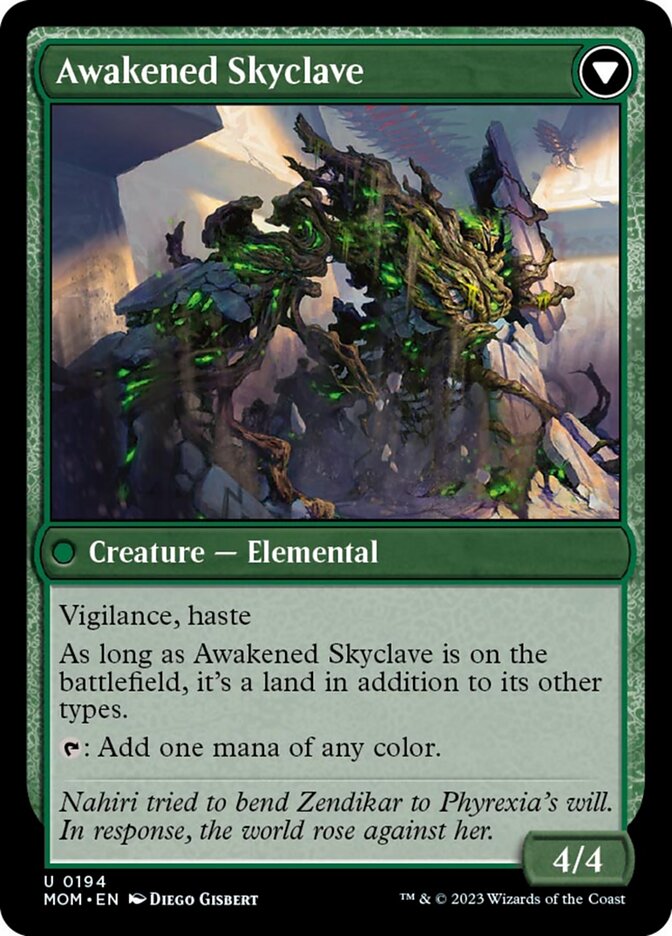 Invasion of Zendikar // Awakened Skyclave [March of the Machine] | The Clever Kobold