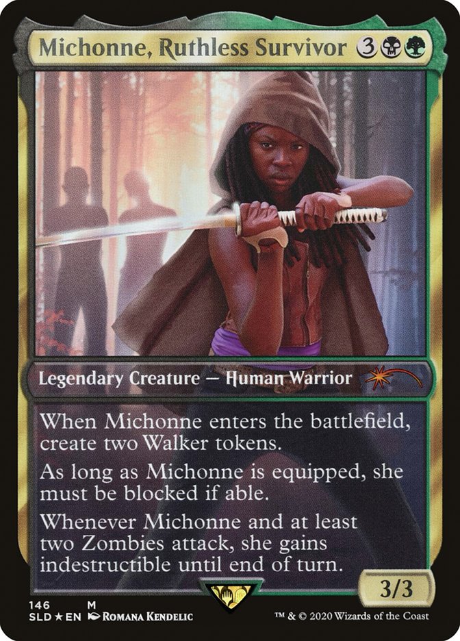 Michonne, Ruthless Survivor [Secret Lair Drop Series] | The Clever Kobold