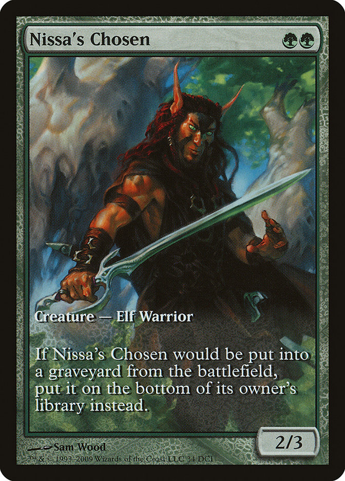 Nissa's Chosen (Game Day) (Extended Art) [Zendikar Promos] | The Clever Kobold