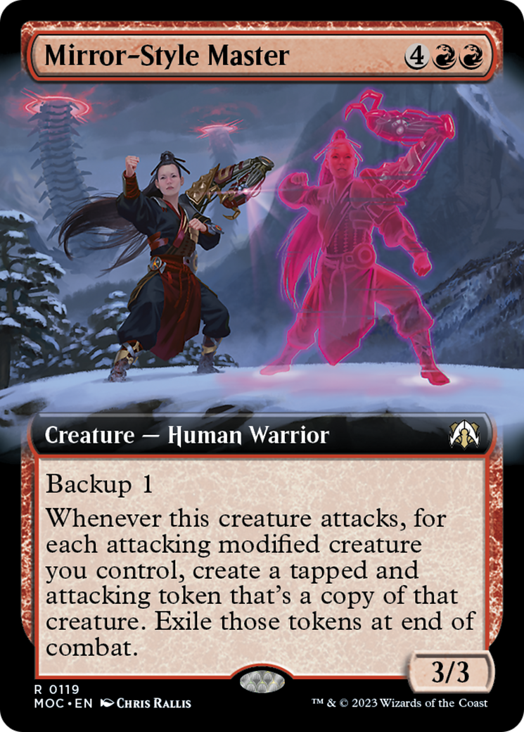 Mirror-Style Master (Extended Art) [March of the Machine Commander] | The Clever Kobold