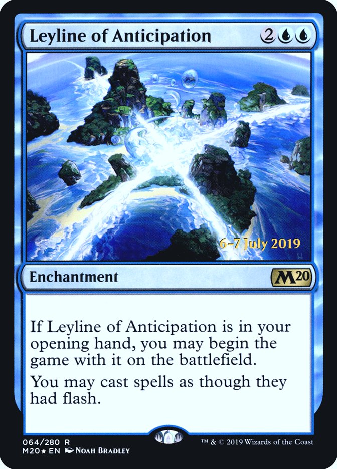 Leyline of Anticipation [Core Set 2020 Prerelease Promos] | The Clever Kobold