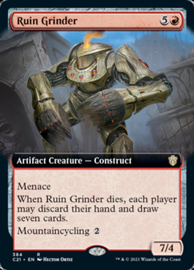 Ruin Grinder (Extended Art) [Commander 2021] | The Clever Kobold