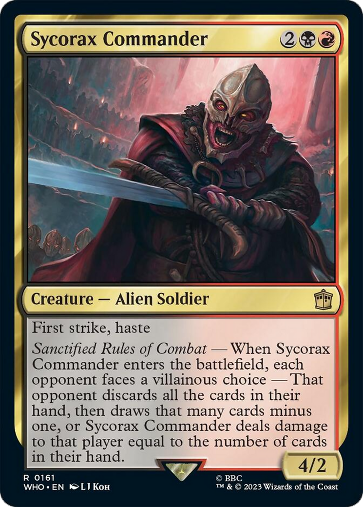 Sycorax Commander [Doctor Who] | The Clever Kobold