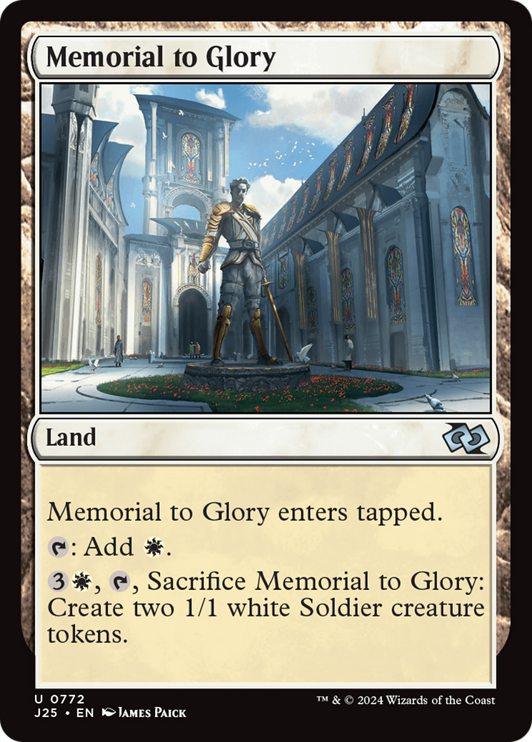 Memorial to Glory [Foundations Jumpstart] | The Clever Kobold