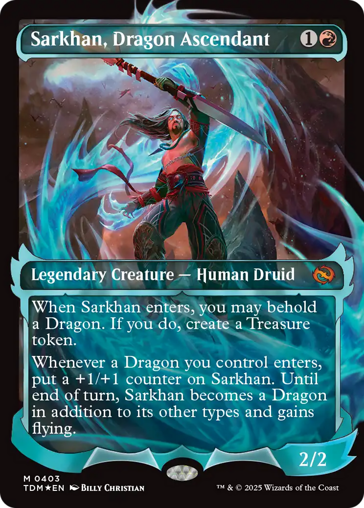 Sarkhan, Dragon Ascendant (0403) (Showcase) [Tarkir: Dragonstorm] | The Clever Kobold