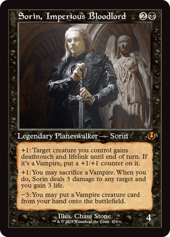 Sorin, Imperious Bloodlord (Retro Frame)