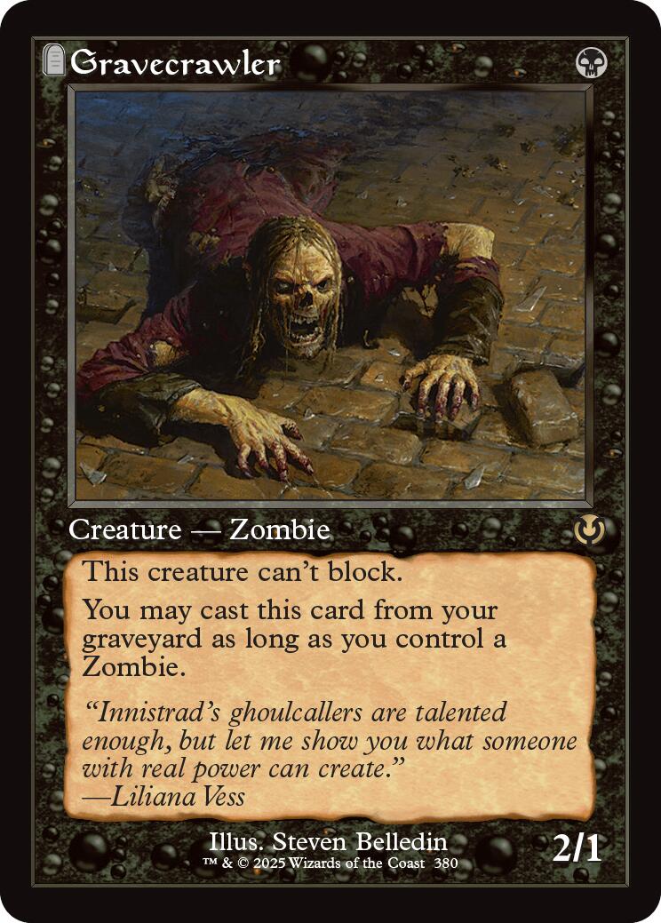 Gravecrawler (Retro Frame) [Innistrad Remastered] | The Clever Kobold