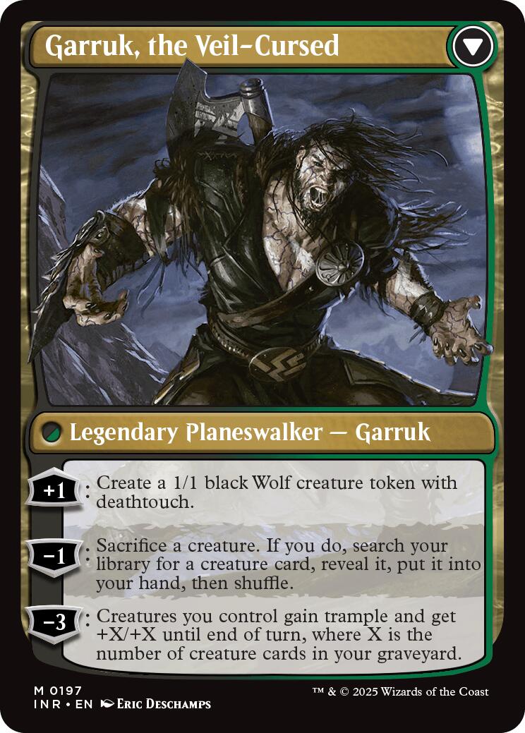 Garruk Relentless // Garruk, the Veil-Cursed [Innistrad Remastered] | The Clever Kobold