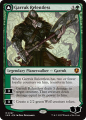 Garruk Relentless // Garruk, the Veil-Cursed [Innistrad Remastered] | The Clever Kobold